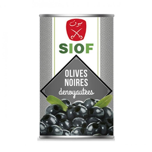 Zwarte olijven zonder pit - 850 gram - Siof